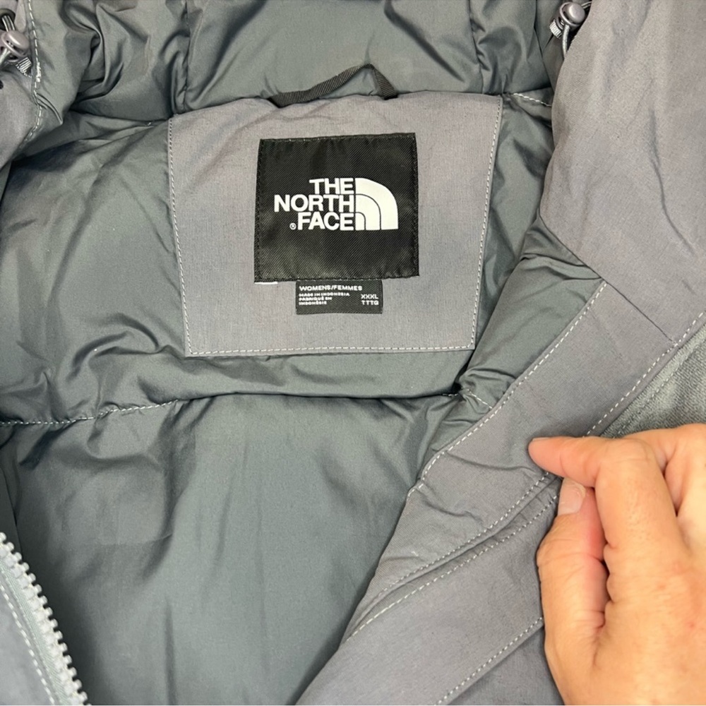 The North Face Arctic Parka Vanadis Grey Coat - Picture 9 of 10